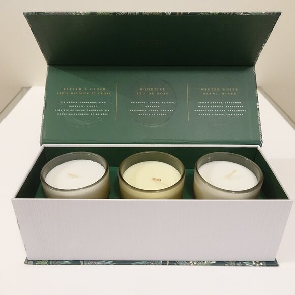 Illume Northern Woods Candle Gift Box Set of 3 Soy Candles - Picture 5 of 6